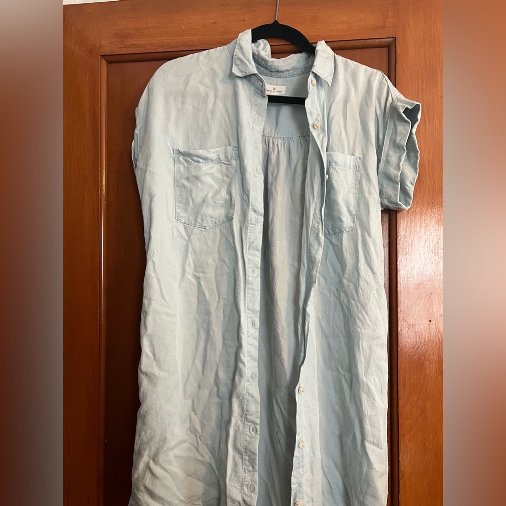 Button Down Chambray Dress